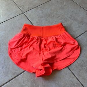 Free People Movement Orange Shorts Size Small